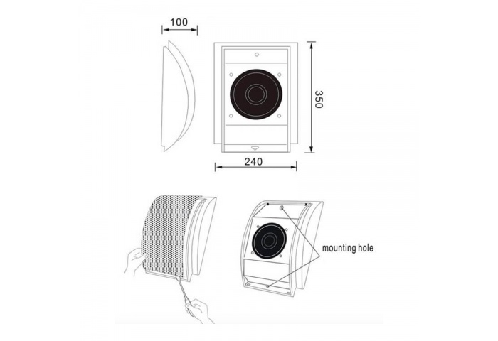 Loa treo tường APlus A-919