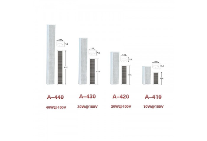 Loa cột ngoài trời APlus A-410