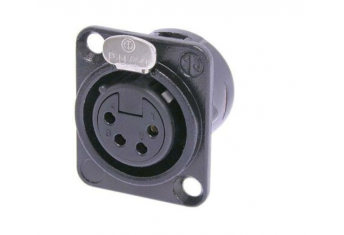 JACK XLR NEUTRIK NC4FD-L-B-1