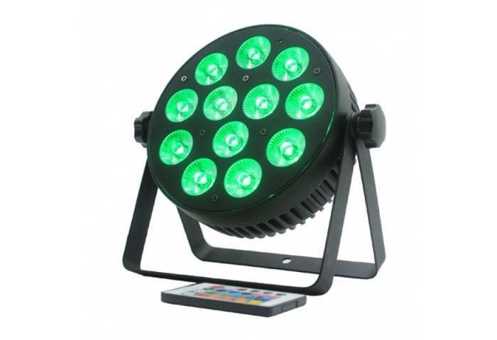 Cast Aluminum Case 12x8W RGBW Mini Led Slim Par Light