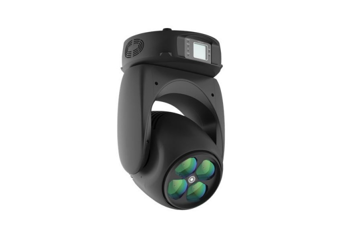 Beam Moving Head LED ZOOM 4x40W dạng tròn